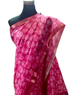Silk saree with blouse