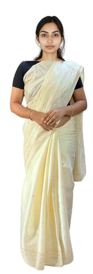 Silk saree with blouse