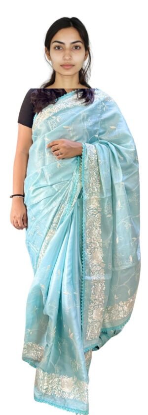 Silk saree with blouse