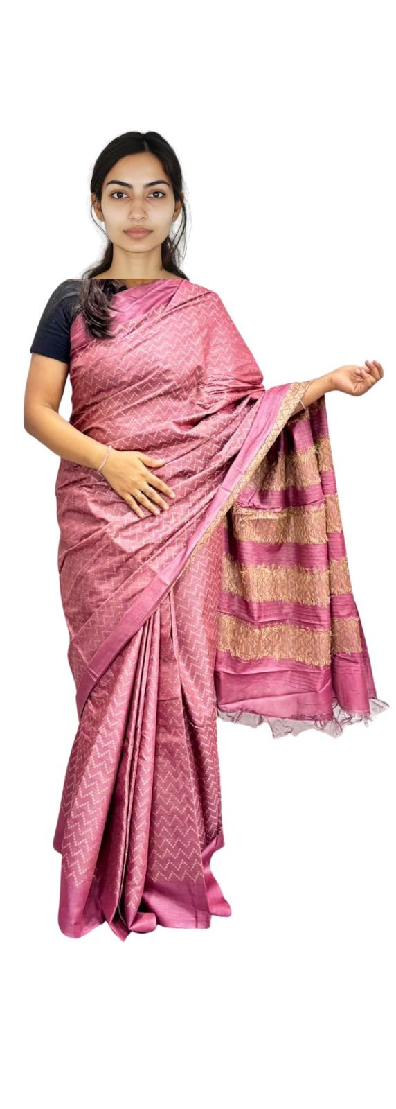 Silk saree with blouse